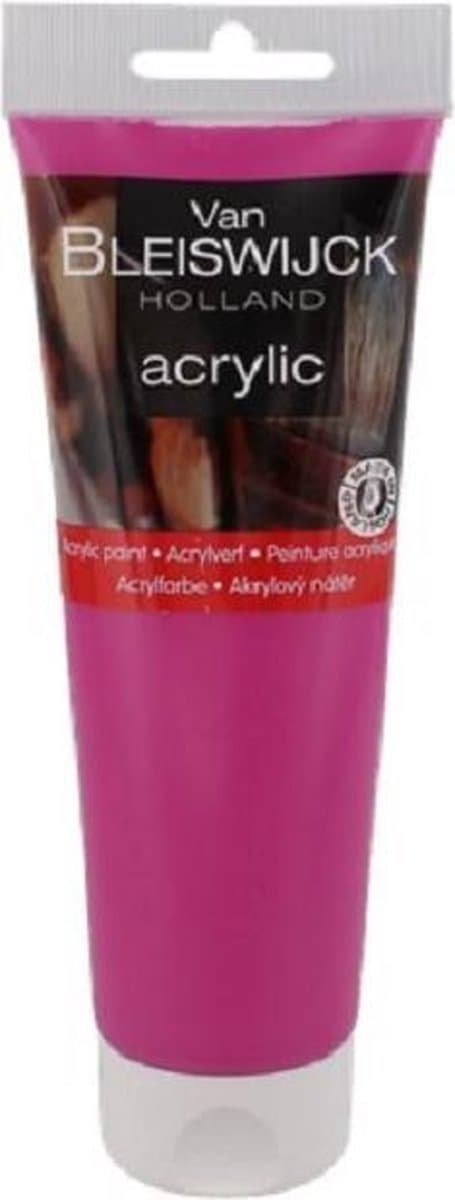 Van Bleiswijck Holland - Acrylverf Magenta no. 13 - Tube 250 ml