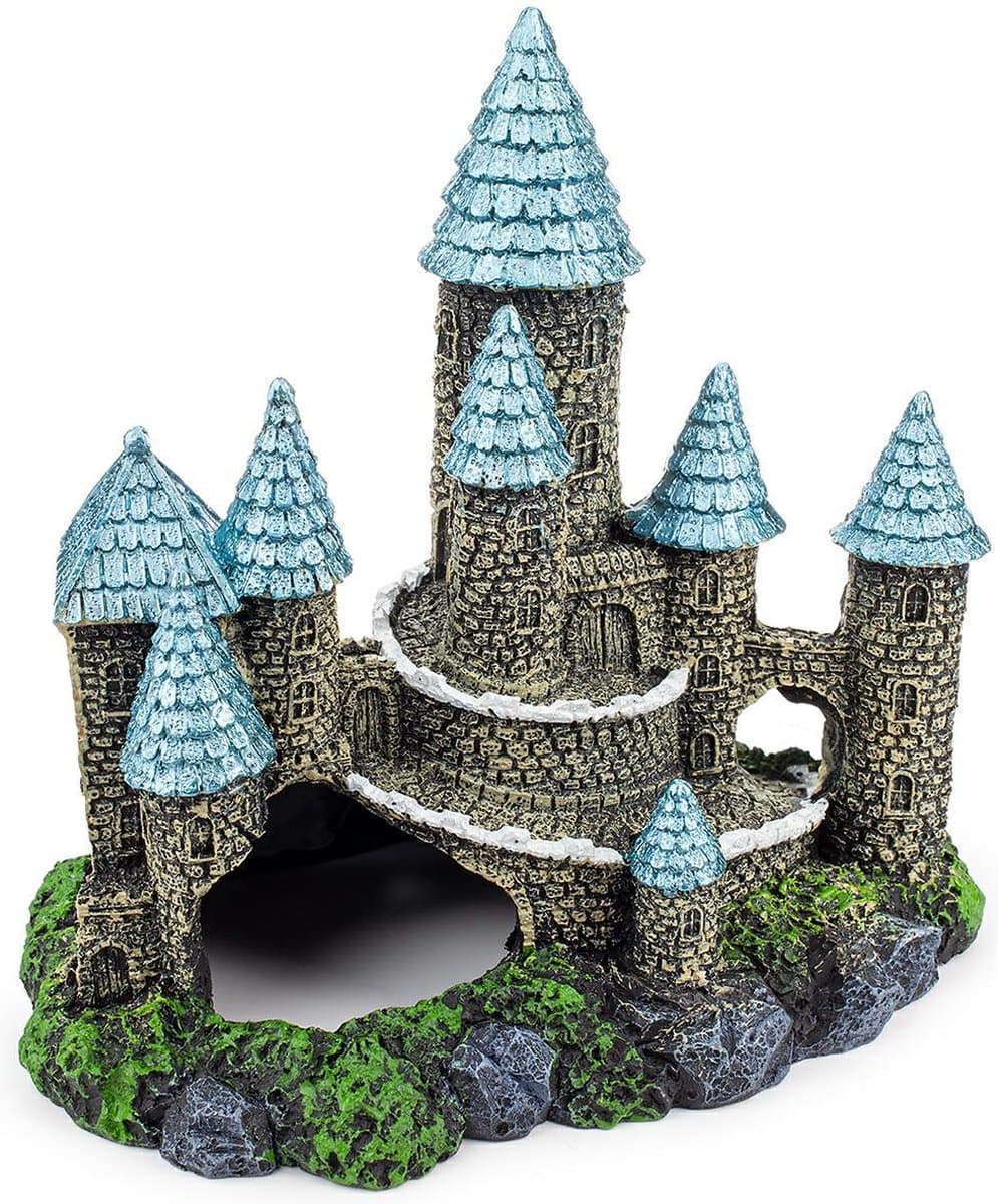 Happet - Aquarium Castle Decoration Happet R158 - 18 Cm - S-r158sh - 1st