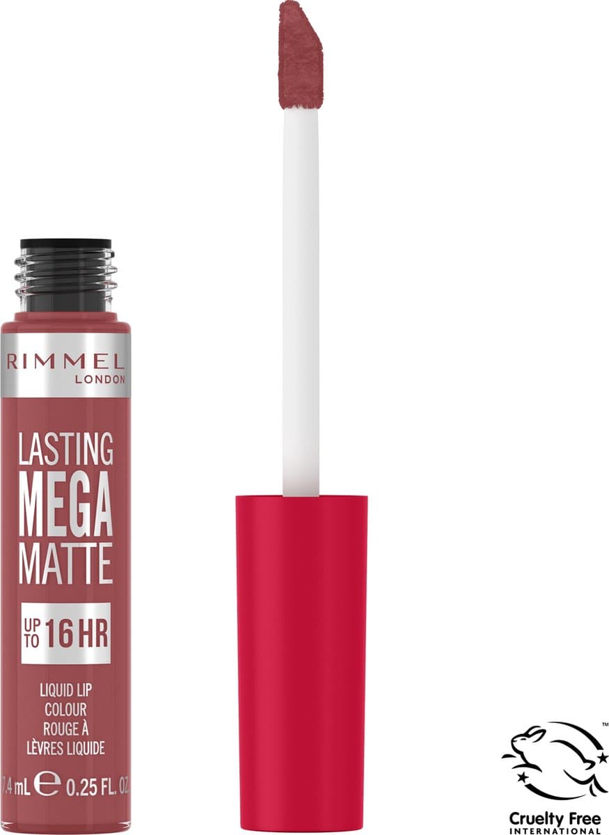 Rimmel London Lasting Mega Matte Liquid Lipstick Langdurig Hydraterende Vegan
