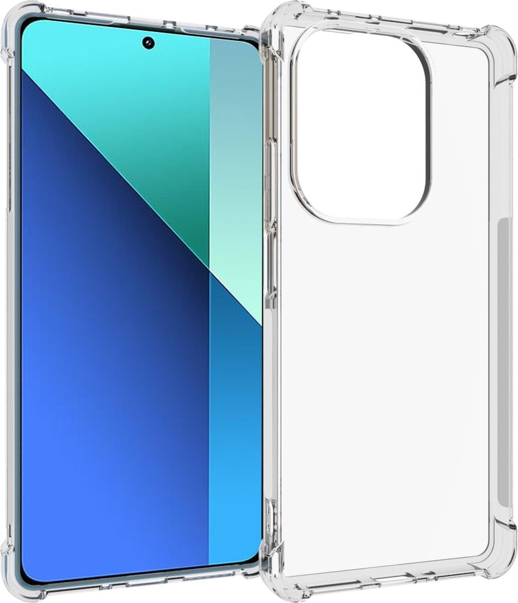 Anti-shock Back Cover voor de Xiaomi Redmi Note 13 Pro Plus Transparant