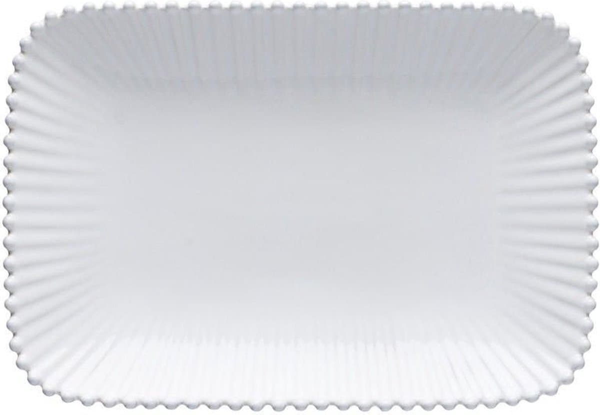 Costa Nova / Casafina - rechthoekige schaal PEARL 30 cm - Wit