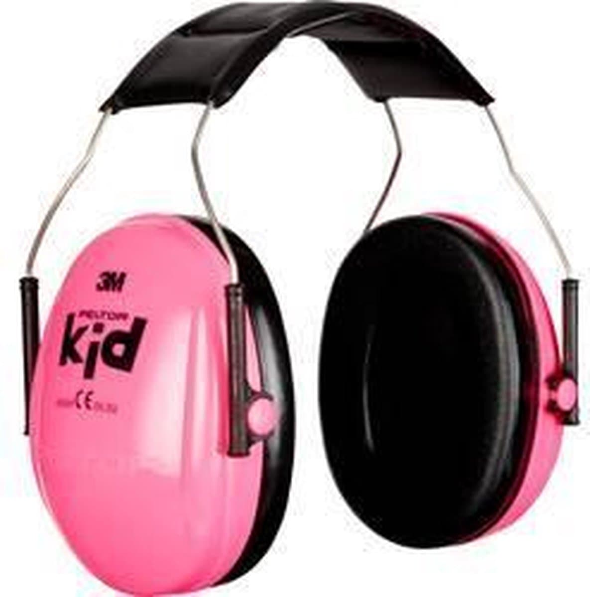 Gehoorkap 3M Peltor KID neonroze met hoofdband - voor kids
