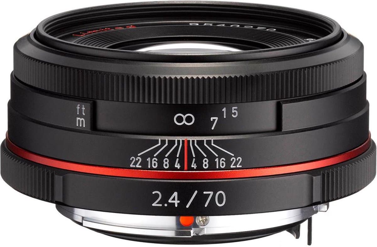 Pentax 70mm F/2.4 HD DA - zwart - geschikt voor een digitale spiegelreflexcamera van Pentax