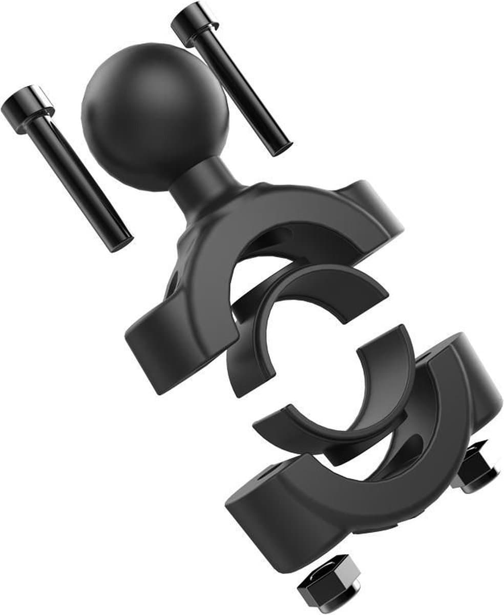 X-grip stuurmontage voor large smartphone RAM Mounts met korte arm tot ø25,4 mm