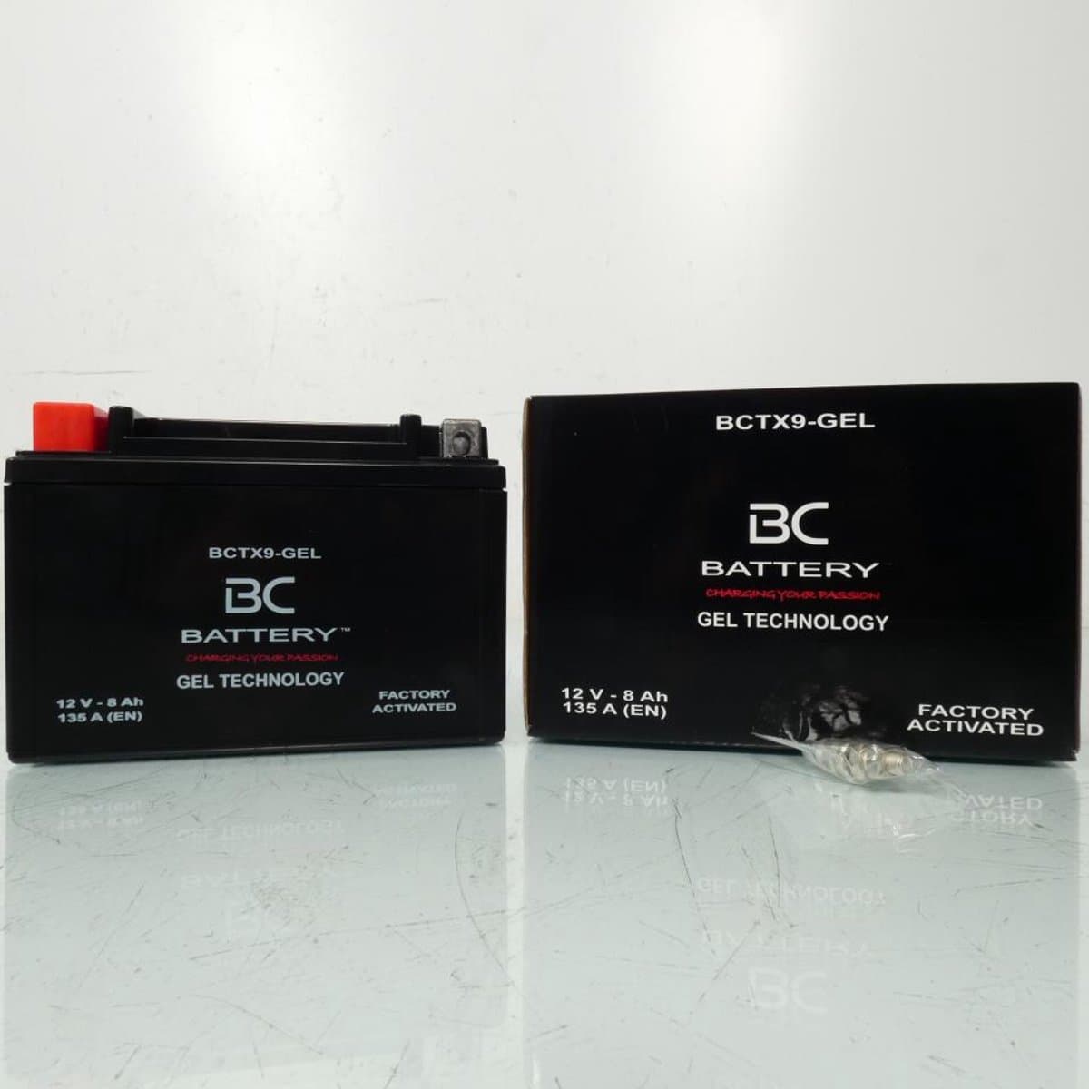 Batterie SLA BC Battery pour Scooter Sym 200 Hd Evo Euro3 I 2007 YTX9 / 12V 8Ah Neuf