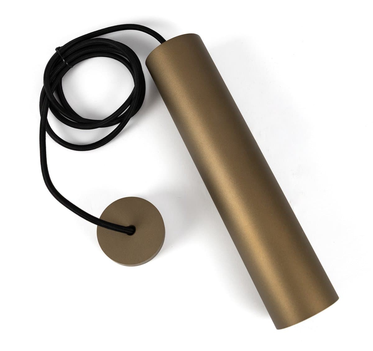 KS Verlichting plafondlamp - Cylin Hanglamp - Brons - Binnenverlichting - Ø6cm - Modern