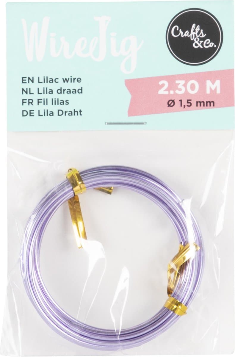 Crafts&Co Wire Jig Draad - Lichtpaars