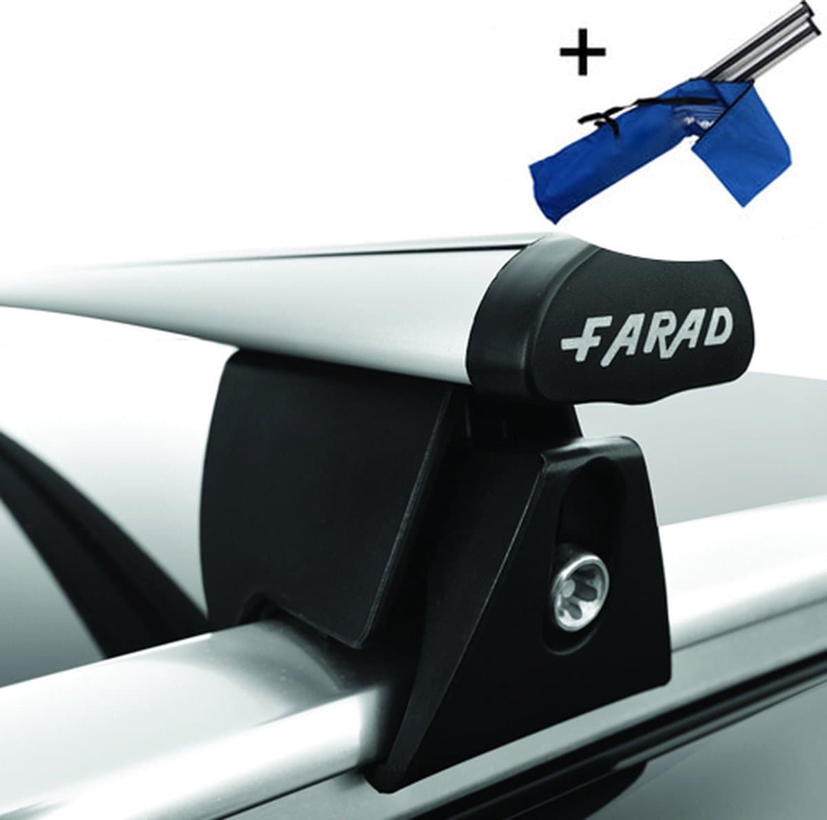 Dakdragers geschikt voor Renault Laguna 2 Grand Tour Stationwagon 2001 t/m 2007 - Aluminium inclusief dakdrager opbergtas