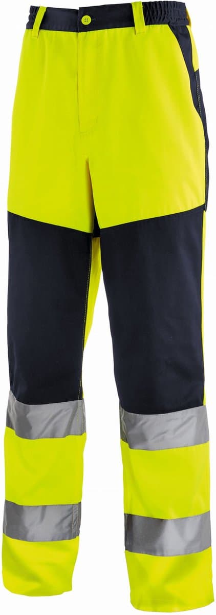 teXXor Warnschutz-Bundhose Rochester Leuchtgelb/Navy-60
