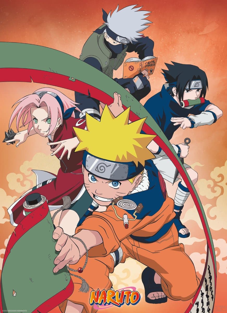 ABYstyle Poster - Naruto Team - 52 X 38 Cm - Multicolor