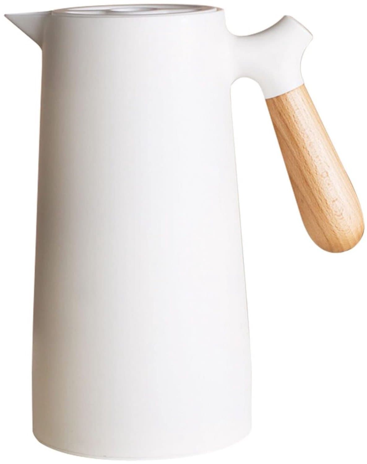 Zolvano® Thermoskan Koffiekan – Dubbelwandige Isoleerkan – Warmhoudkan – Premium-Wit