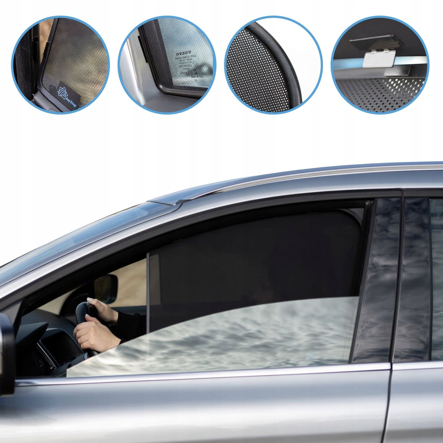 RayStop Zonneschermen voor VW Golf VI Kombi - Magneetbevestiging