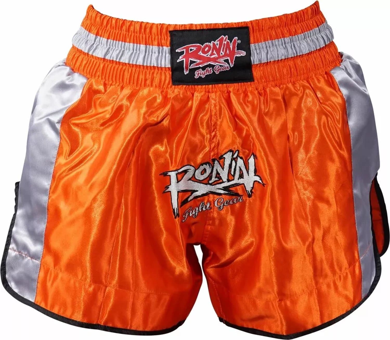 Ronin Kickboks Broek Fight oranje/grijs XXS