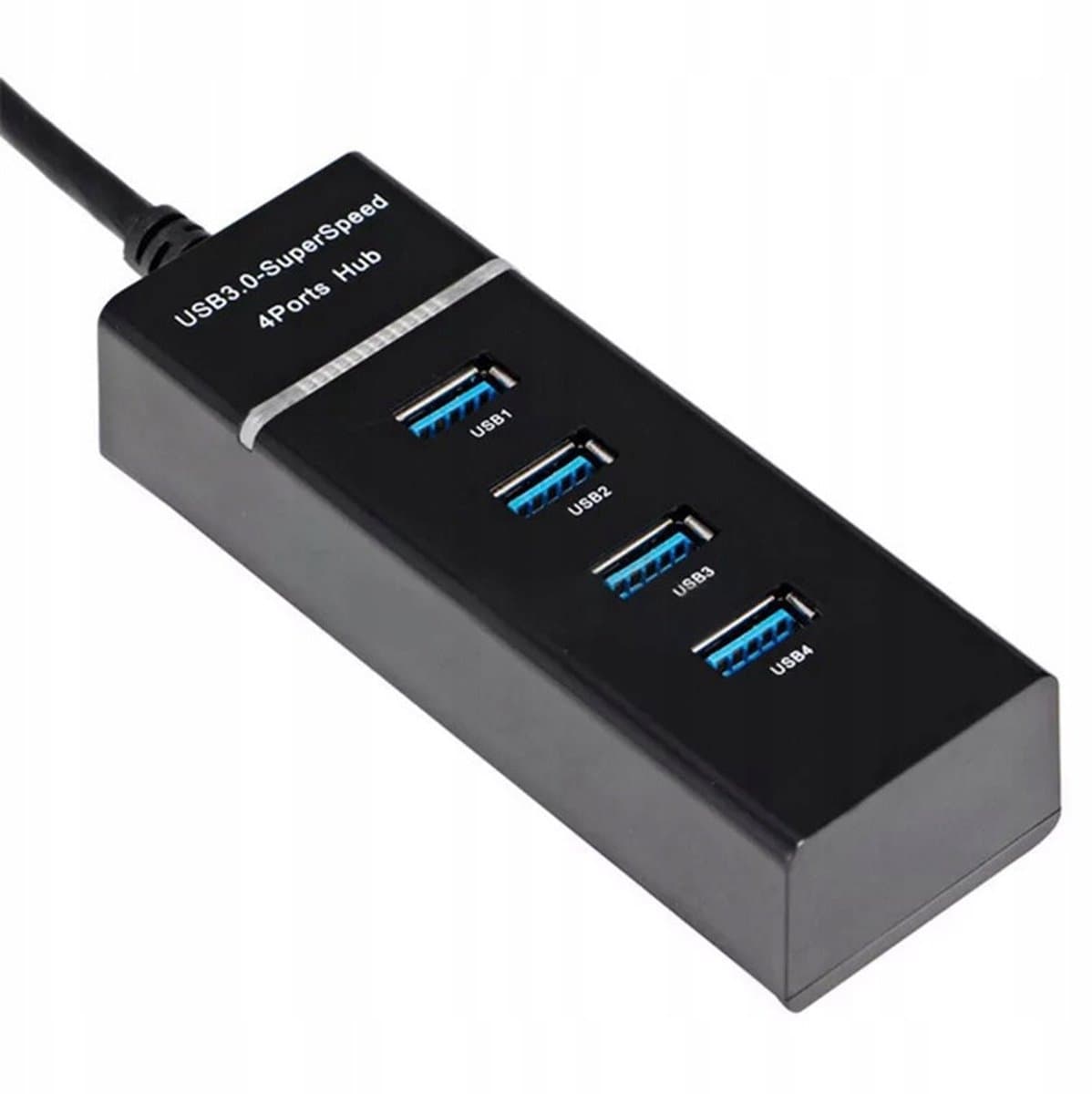iBox IUH3FB interface hub 5000 Mbit/s Zwart