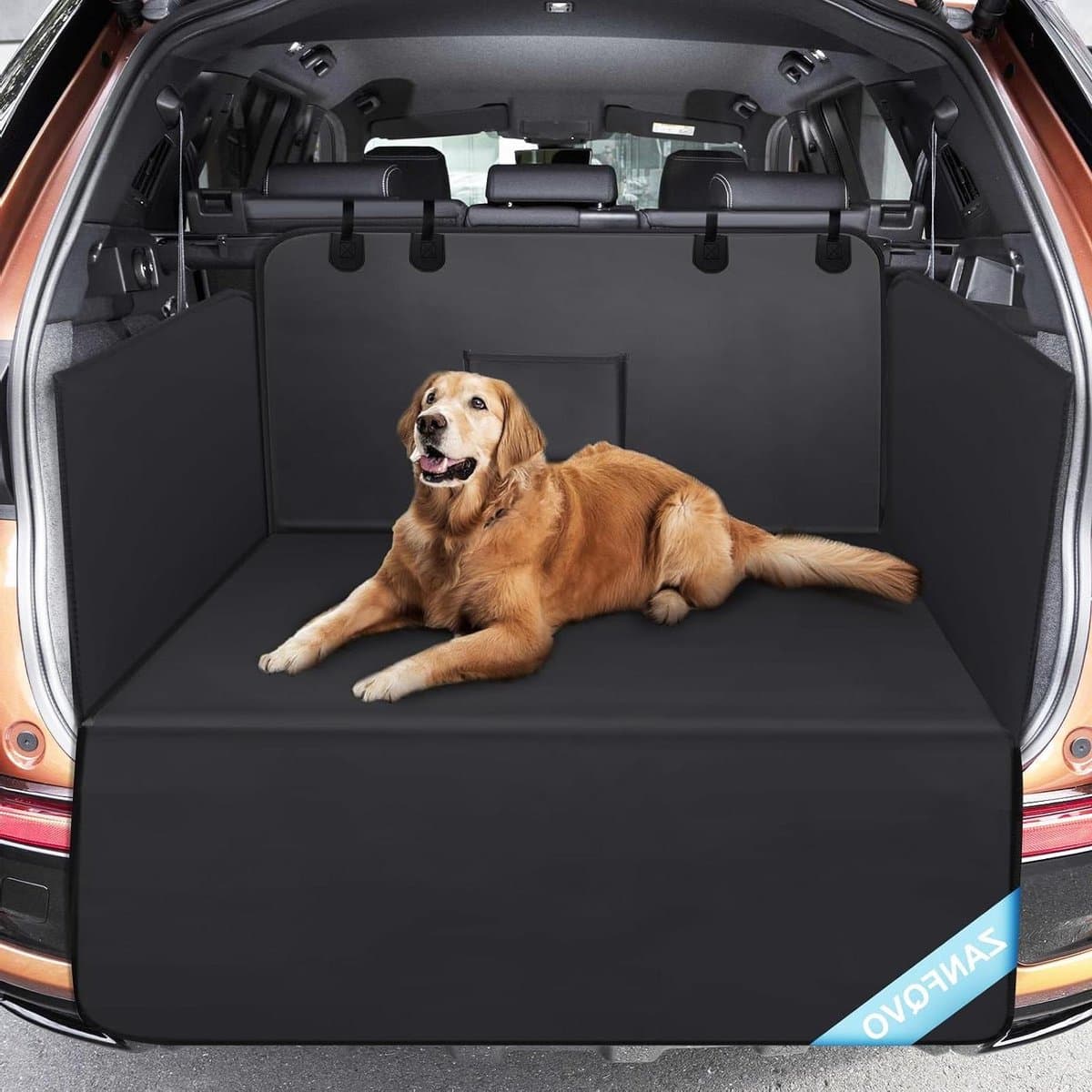 Kofferbakbeschermer - Auto mat - Huisdieren vervoeren - Met bumperbescherming - 193x102 cm - Zwart