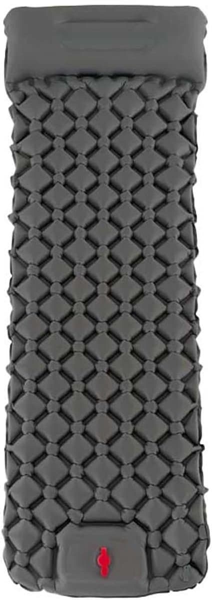 Kampeerluchtbed - Kampeer matras - Kamperen in de auto - Zelfopblaasbaar met voetpomp - 190 x 60 cm - Grijs