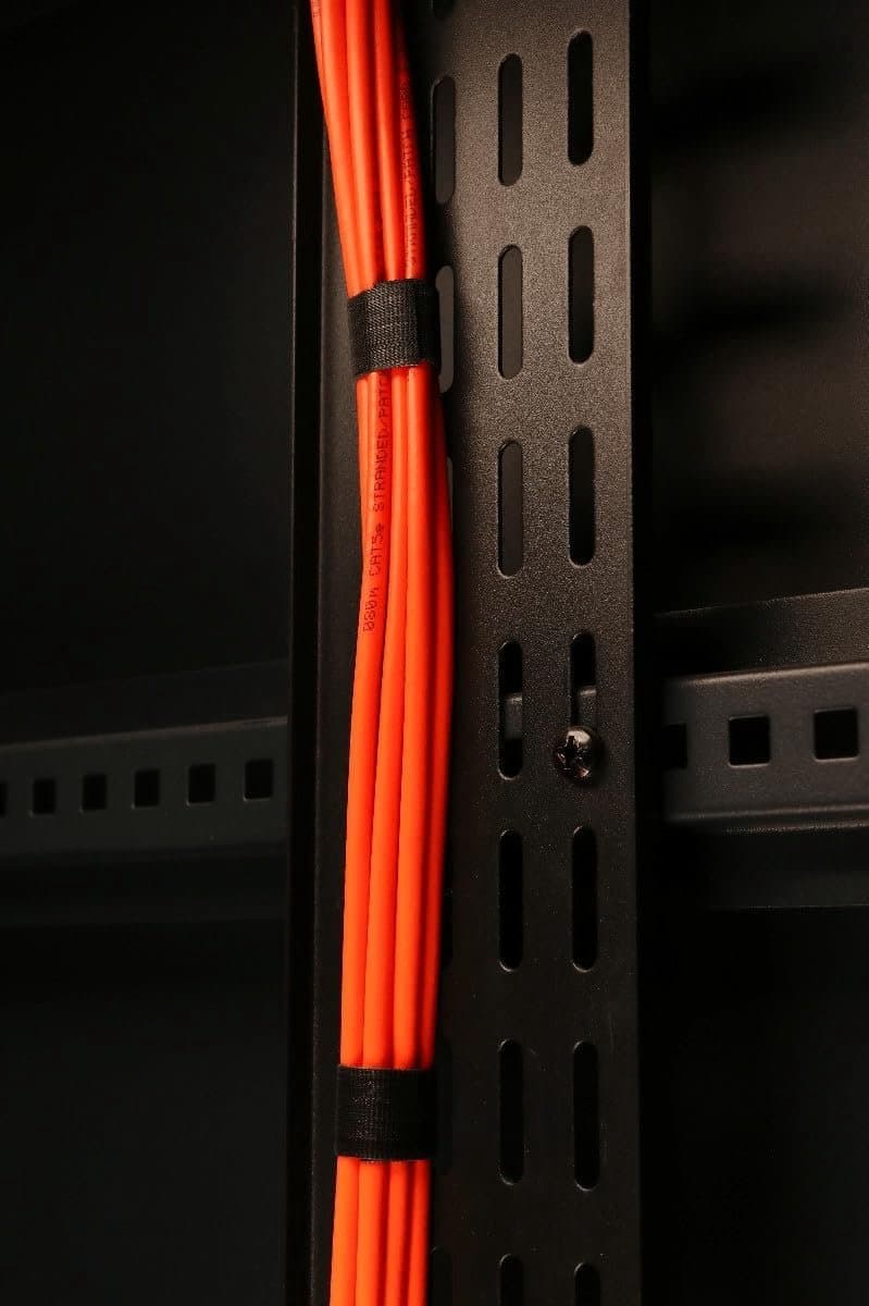 27U Vertical Cable Tray - 10cm Wide - ShopVlot