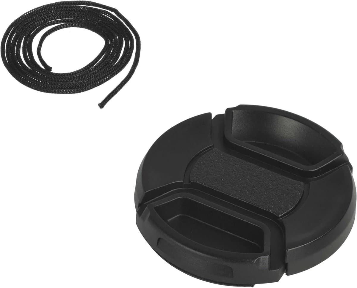 Lensdop - Beschermkap Camera - Lens Beschermen - Snap-On Montage - 46mm - Zwart