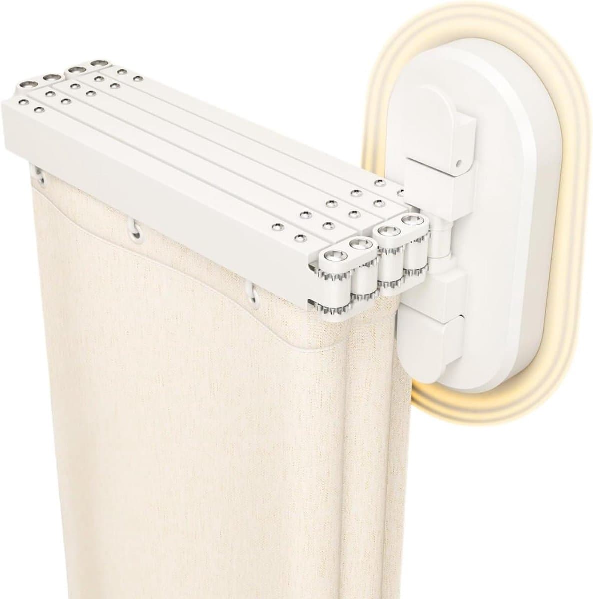 Douchegordijnstang - Badkamerstang - Ruimte Nize - Zonder Boren - 170 cm - Beige