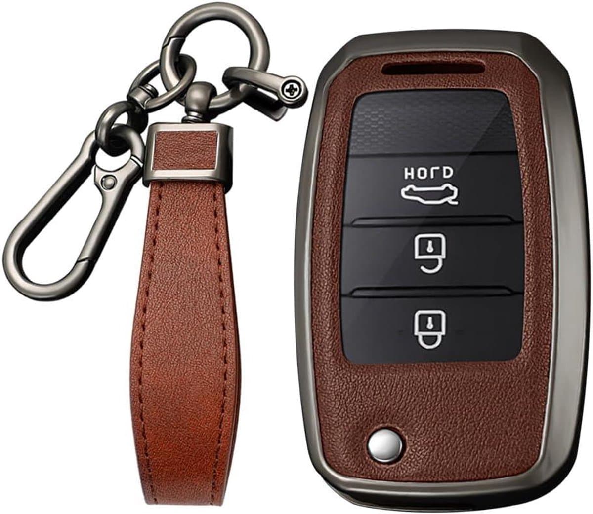 Autosleutelhoes - Sleutelhoes Sleutelhanger - Bescherming Auto - 1:1 Origineel Design - Niet gespecificeerd - Metaal