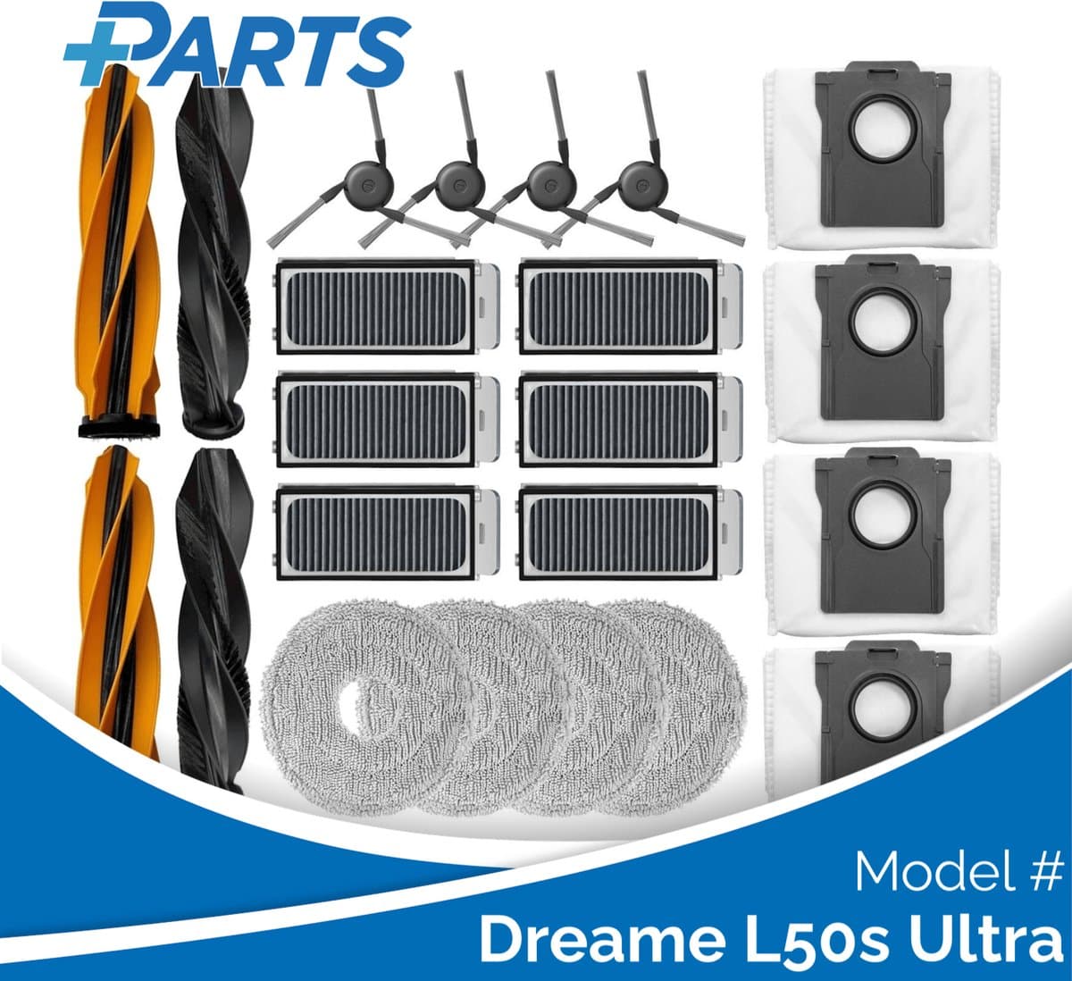Dreame L50s Ultra Onderhoudsset (Plus.Parts® alternatief voor RAK59)