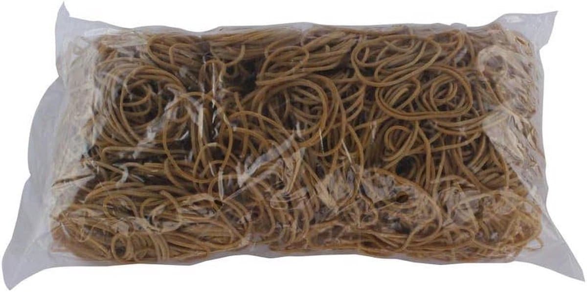 Rubberen Banden Maat 16 - Bruin, Beige en Grijs (454G)