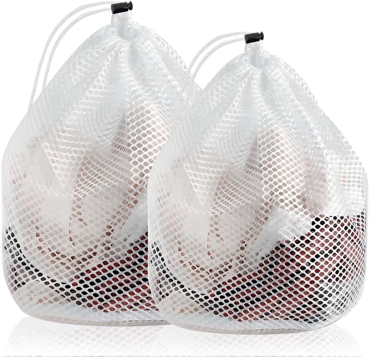 Dailygoods- Waszak - 2 Stuks - Duurzaam Polyester - Mesh Waszakken - Voor Kleding/Bra/Sokken - Beschermt Delicate Kleding - Ideaal voor Grote Ladingen - Wasmand