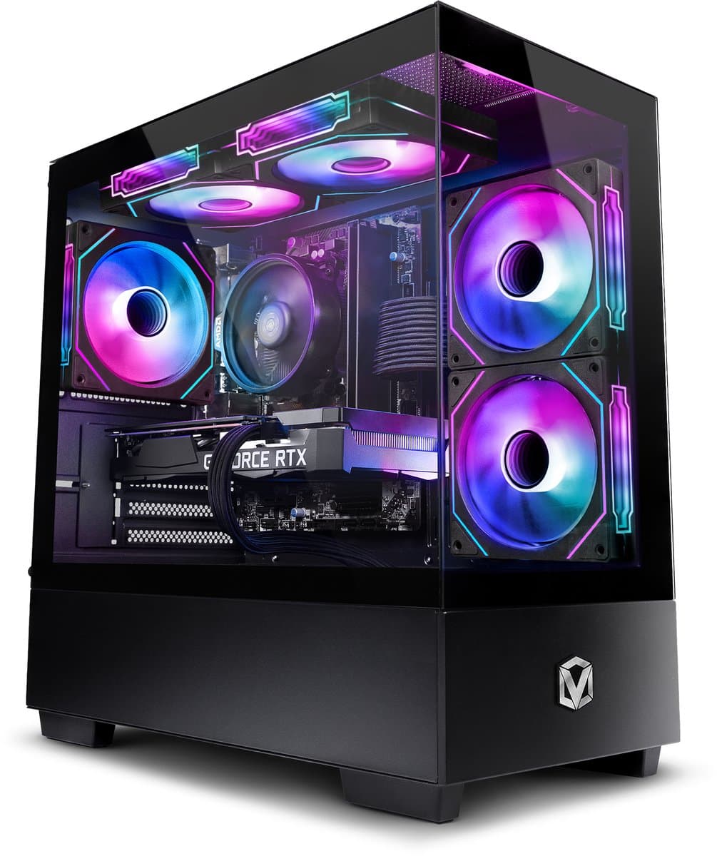 Vibox Gaming PC - Ryzen 5 5500 - RTX 5060 - 16GB RAM - 1TB SSD- Windows 11 - WiFi 6 + Bluetooth 5.4