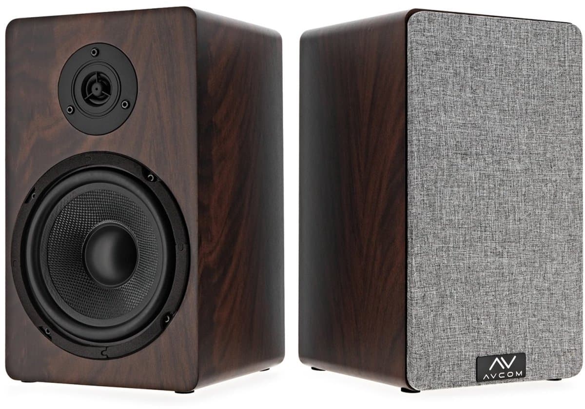 AVCOM 6 boekenplank luidspeakerpaar, walnoot