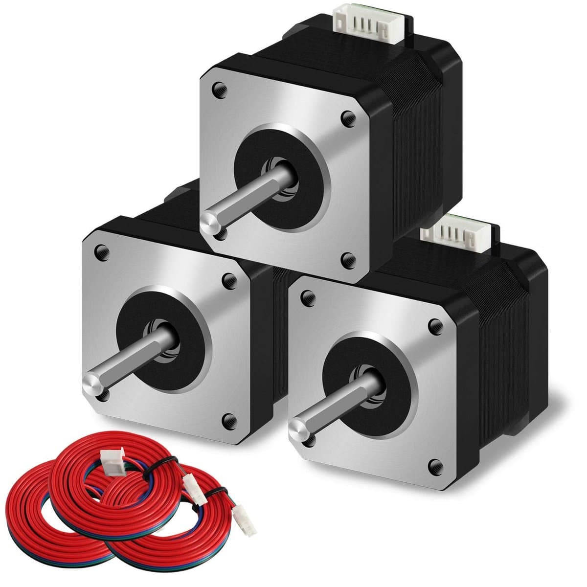 Golden crown - Nema 17 Stappenmotor - Hoge Koppel - Voor 3D Printers - 42 x 34 mm - Toepassingen - 1,5 A - 4 Draden