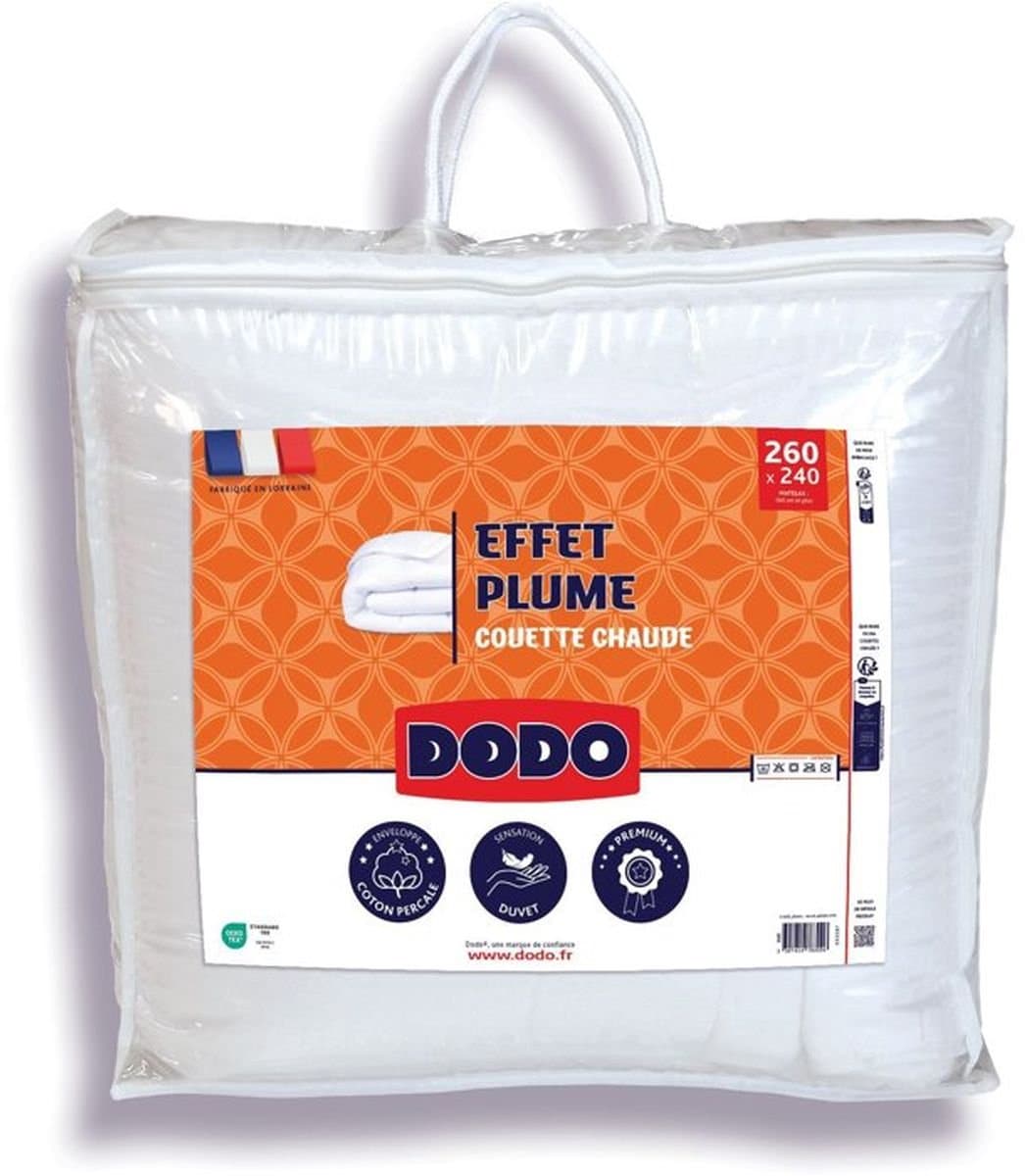 DODO – Effet Plume Warm – Dekbed 240x260 cm – 400 g/m²