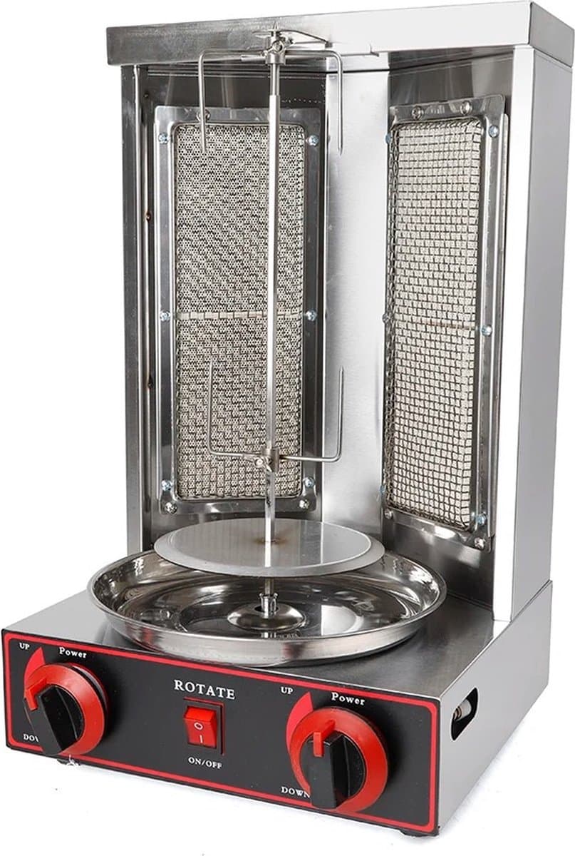 Mygroot - Shorma machine - Gas - Verticale - Grill Shoarma Machine - 3000W - Draaiende Döner - Kebab - Gyro - Grill Machine voor Commerciële en Thuis.