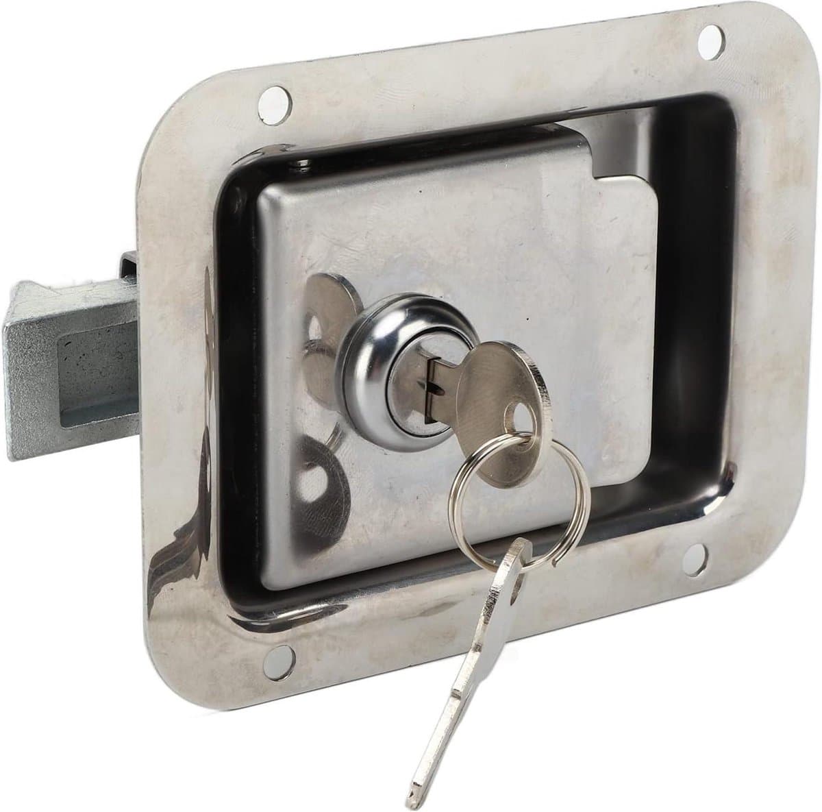 Paddle Handvat Klink 304 Rvs Heavy Duty Deurslot Met Sleutels Voor Reizen Trailer Camper - Rv Sloten .