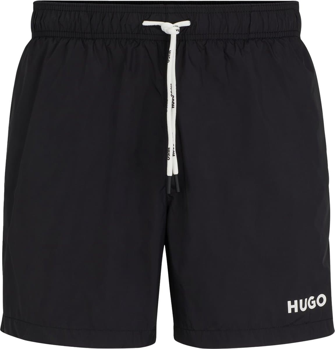 HUGO Haiti swim shorts - heren zwembroek - zwart dessin