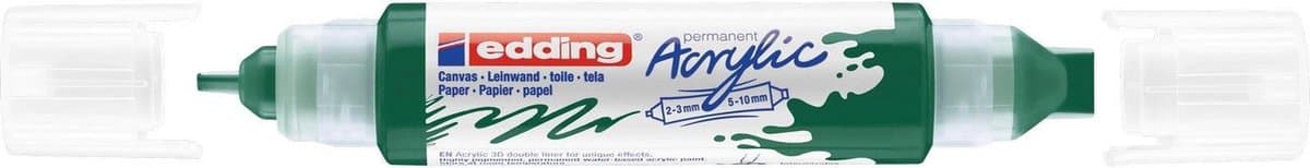 Edding 5400 3D double liner - Acrylmarker - Mosgroen (904)