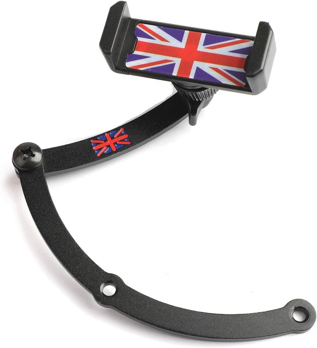 Stabiele Metalen Auto Telefoonhouder in Union Jack Ontwerp Geschikt voor Verschillende Modellen