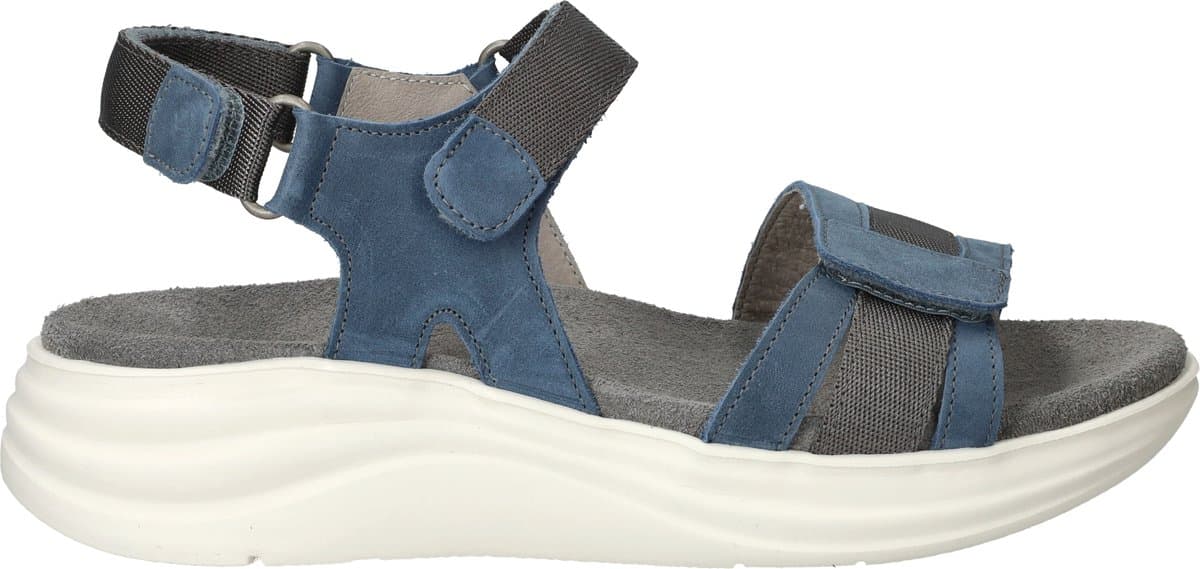 Wolky Miku Dames Sandaal - 0565210-840 Jeansblauw - Maat 37