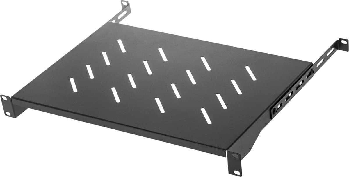 Lanberg - Racktray 19" 1U 300mm in diepte verstelbaar 310-470mm