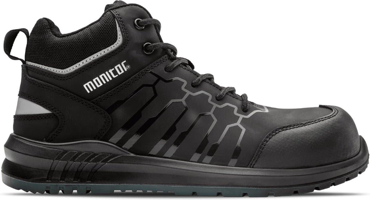 Monitor Hybrid Hoog S3 Maat 42 Zwart Werkschoenen Unisex