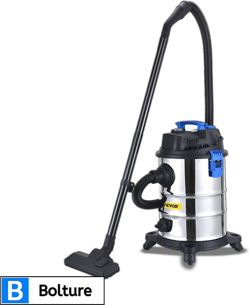 Bolture Aszuiger Voor Pelletkachel - Asstofzuiger Zonder Zak - Kachel Stofzuiger - As Stofzuiger Openhaard - 1200W - 25L