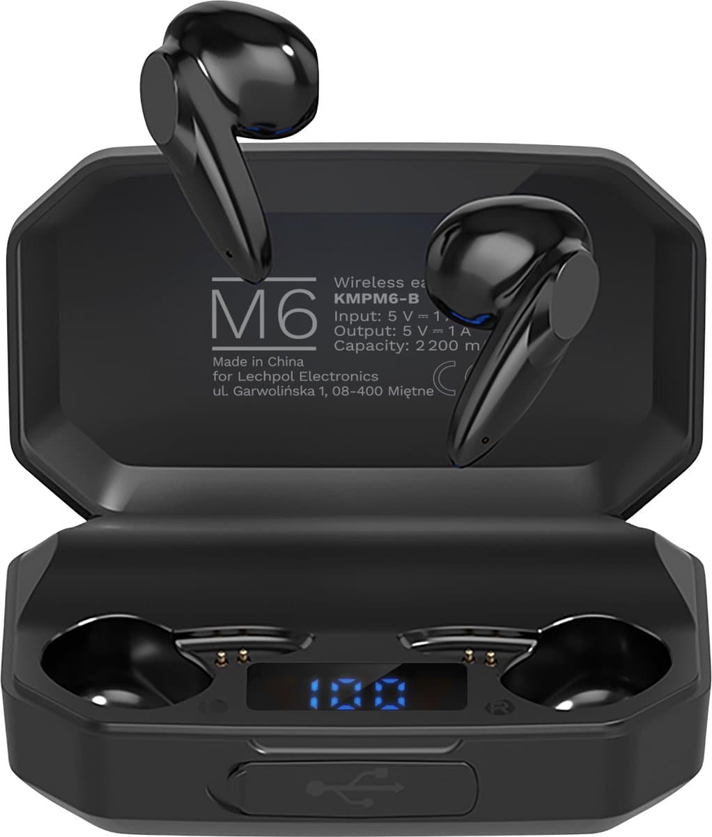 Krüger&Matz M6 - Draadloze In-Ear Koptelefoon - Bluetooth 5.1