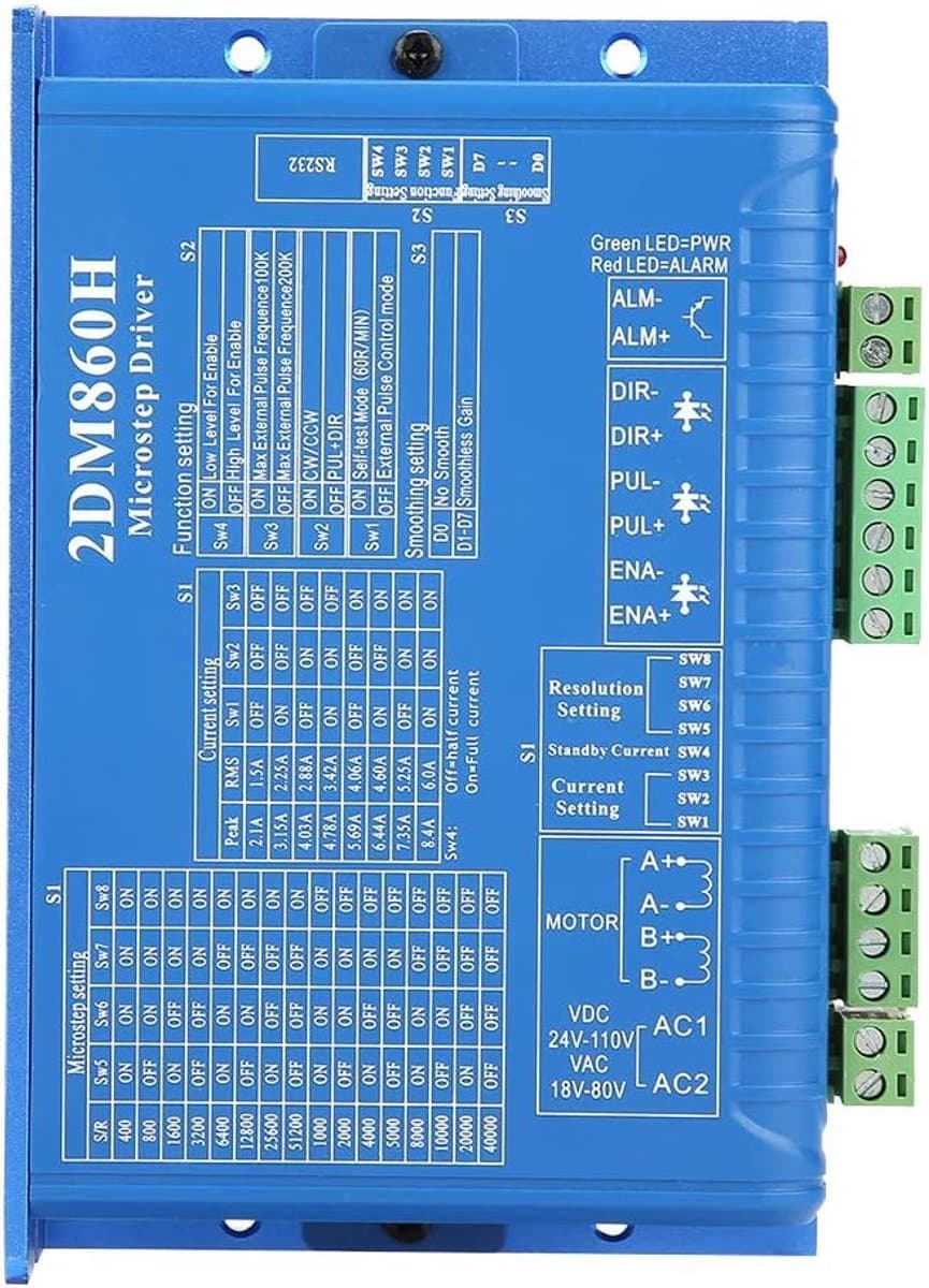 Stappenmotordriver - Digitale Controller - CNC Machines - 32-bit DSP Technologie - Tot 8.4A