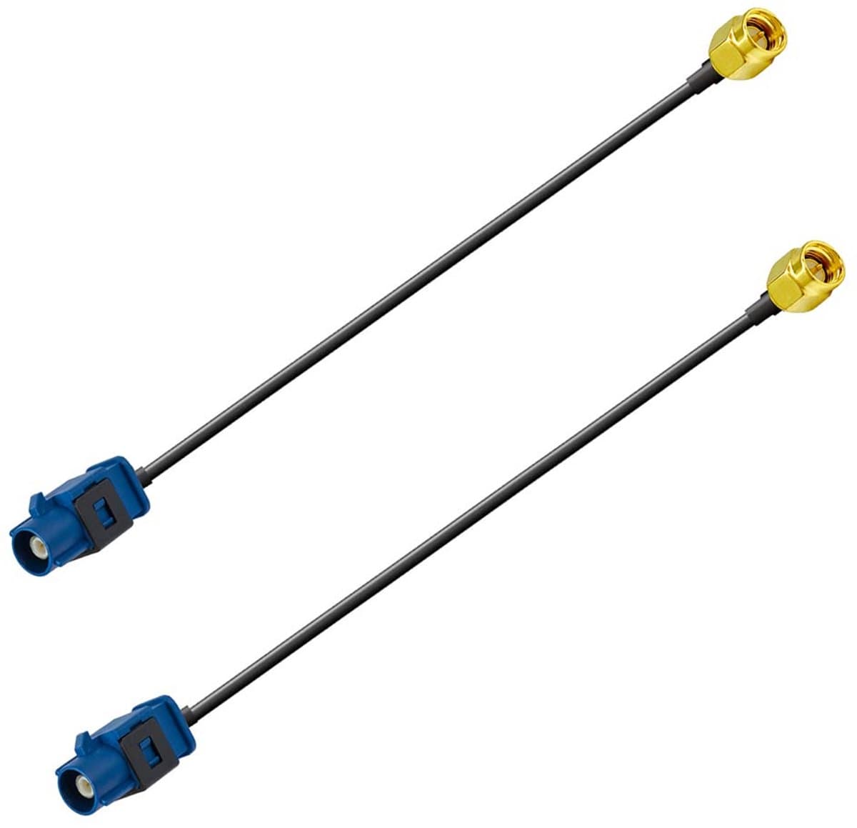 GPS Verlengkabels Fakra C naar SMA Mannelijk Adapter RG174 2 Stuks