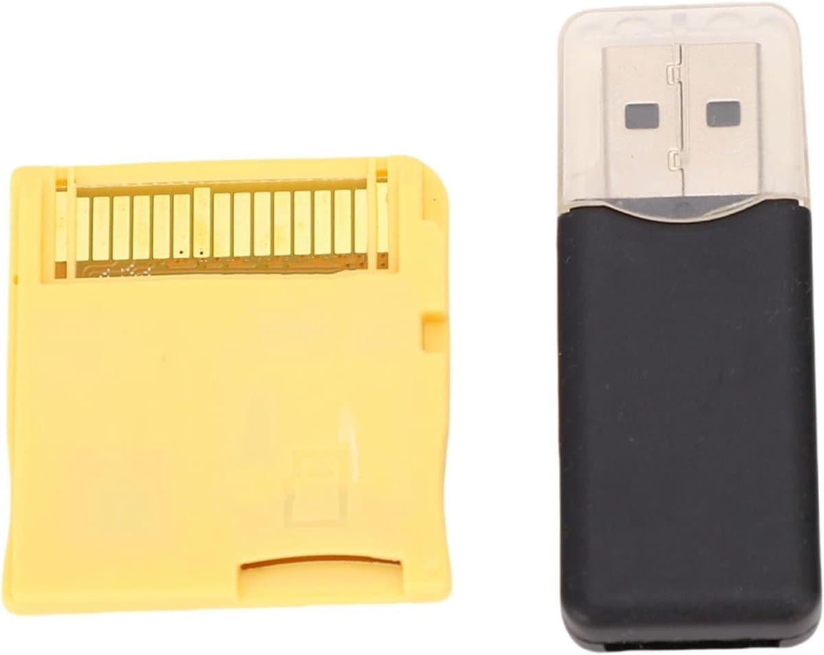 Geheugenkaart voor Video Games met Gebouwde ASIC-chip, Flash-geheugen en Lezer - Compatibel met NDS, NDSL, NDSI XL, 2DS, 3DS, 3DS XL, NIEUW 3DS XL, 2DS XL - Goudkleurig - 2025 R4 - NIEUW 3DS
