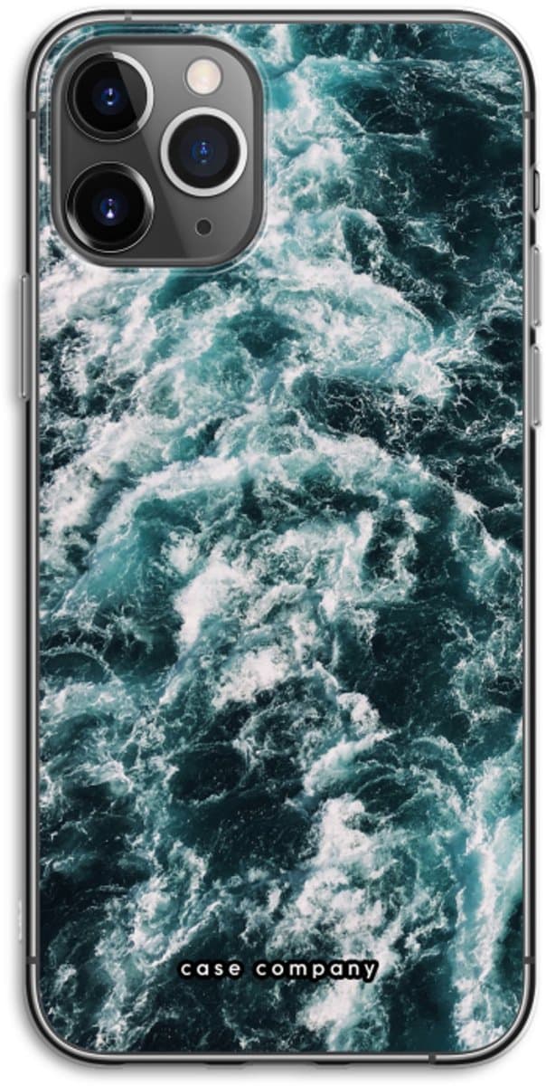 Case Company® - Hoesje geschikt voor iPhone 11 Pro hoesje - Zee golf - Soft Cover Telefoonhoesje - Bescherming aan alle Kanten en Schermrand