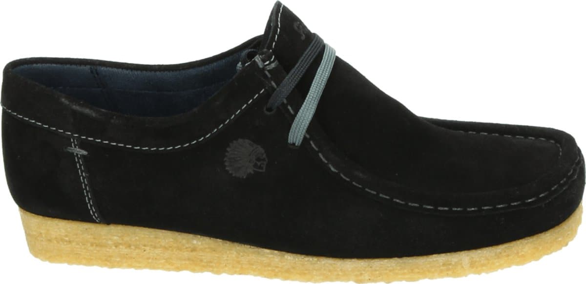 Strober - MALCOLM 86043H - Vrije tijdsschoenenHeren veterschoenHeren sneakersCasual - Kleur: Zwart - Maat: 42.5