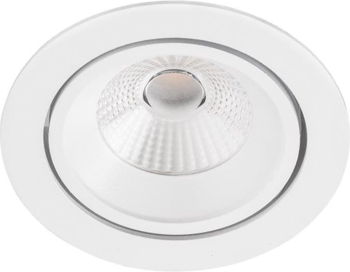 Inbouwspot LED Rond 6.5Watt IP44 Wit DTW