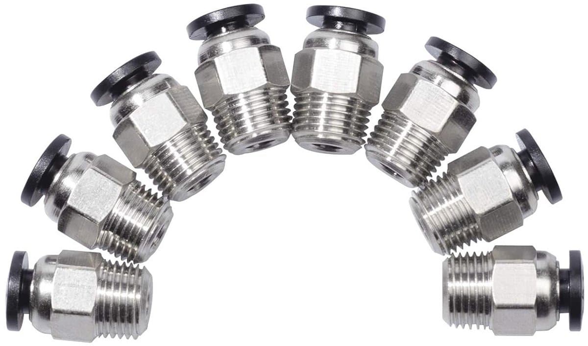 Pneumatische connector voor 3D-printers - 8 stuks