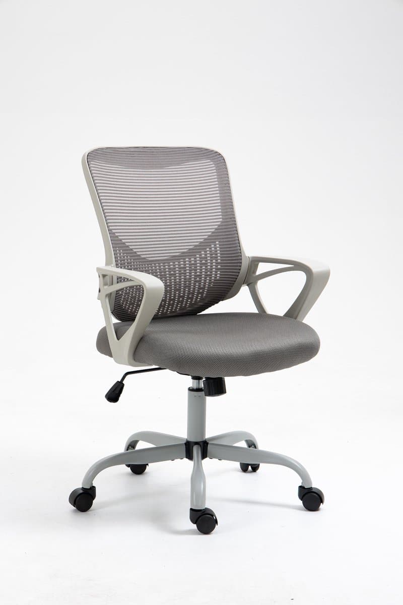 Activejet YK507 Serie - Bureaustoel - Grijs - Ergonomisch Ontwerp - Vaste Armleuningen