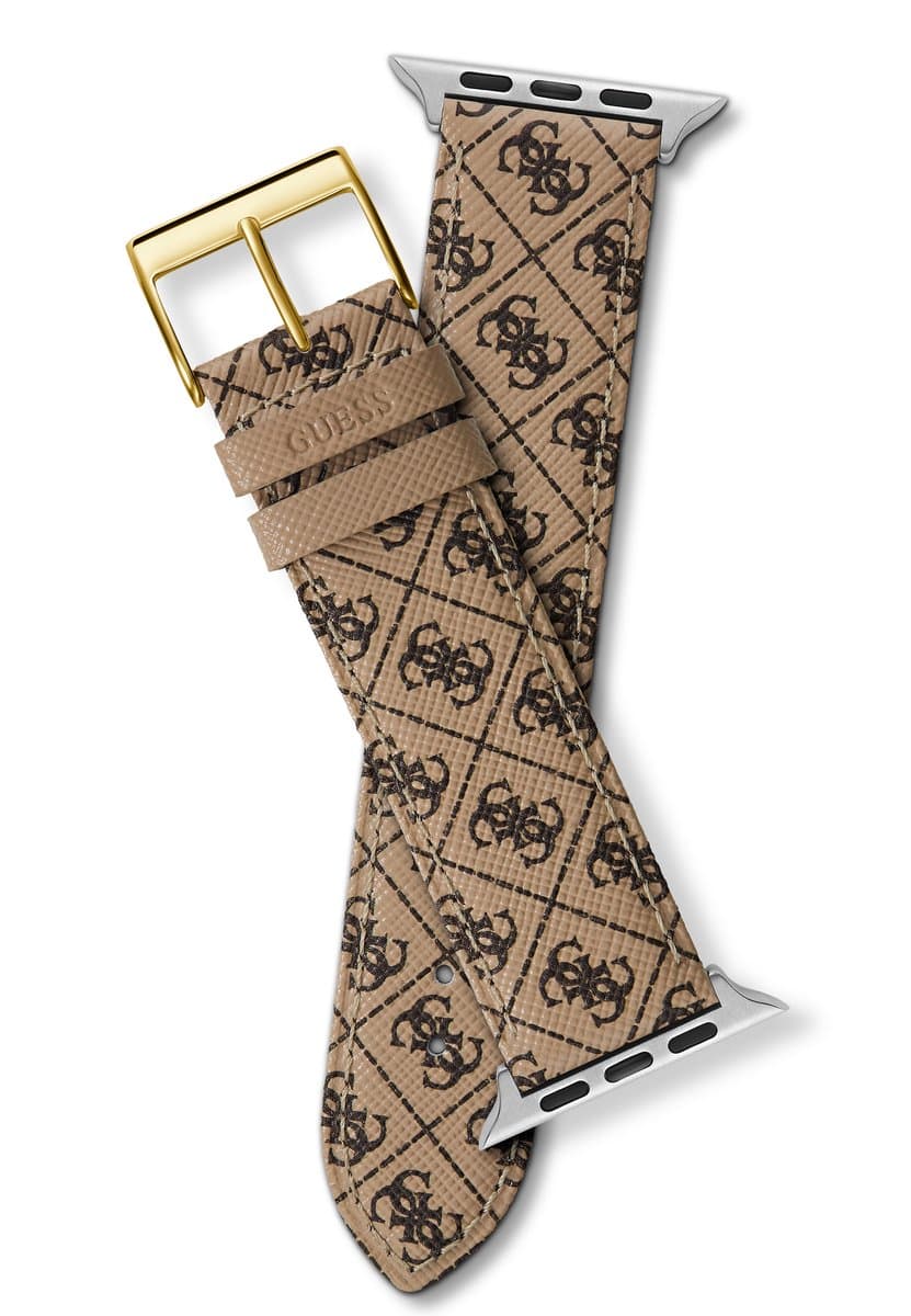 Guess Guess Apple Band Watch Straps Chocoladebruin Armband: 100% Leather Not Applicable CS3001S1